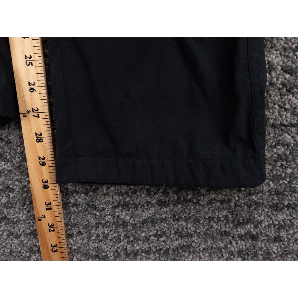 Eddie Bauer Pants Mens 32x30 Black Fleece Lined Tech Side Cargo Pocket Gorpcore - Picture 11 of 16